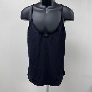 Anne Cole Tankini Swim Top Cami Criss Cross Back Black XL/XG